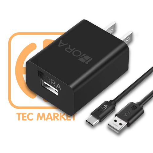 Cargador carga eficiente de 2.4A tipo C